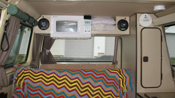 microwave in vanagon