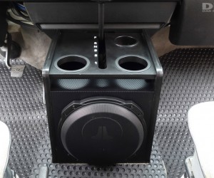 Add a subwoofer to a center console